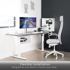 VIVO Steel Clamp-on Desk Pegboard, 24 x 20 inch Privacy Panel, Magnetic Peg Board, Office Accessory Organizer, Above or Under
