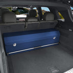 Car Trunk Organizer, Leather Trunk Organizer for Suv with Lid and Push-pull Handle Car Trunk Leather Storage Box Extra Large Ca