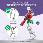 Women’s Bag Charm Key Finder, Car Keychain Hook, Cute Purse Organizer & Tote Bag Accessories, Gifts for Mom - Original