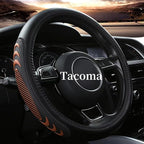 Yangday Leather Steering Wheel Cover for Toyota Tacoma 4Runner Tundra, 15.5-16 inches Car Steering Wheel Cover with Anti-Slip