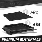 Muslogy Dashboard Storage Box Compatible with 2025 2026 Volkswagen Jetta Accessories Center Console Organizer Insert Tray Divider Anti-Slip Mat Fit For 2025 Jetta S SE Sport SEL GLI, Fit 8-inch Screen