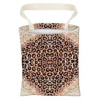 Car Trash Can, Cute Car Trash Bag, Hanging Car Organizer and Storage Bag, Trash Bin for Car Accessories, Vehicle, Travelling, Camping Cute Pink Leopard
