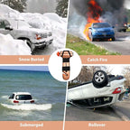 Window Breaker Seatbelt Cutter, 3-in-1 Emergency Escape Tool with Car Safety Hammer, Safety Emergency Car Escape Tool for Car