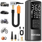 Tire Inflator Portable Air Compressor, Air Pump for Car Tires 150PSI with Digital Pressure Gauge, Auto Shut-Off, 3X Faster Inflation, Cordless Bike Pump for Car, Motorcycle, Bike, Ball