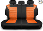 FH Group Automotive Car Seat Covers Rear Set Premium 3D Air Mesh Seat Covers, Airbag Compatible and Split Bench Cover Univers