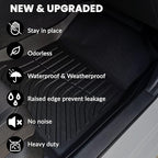 AUXKO All Weather Floor Mats for Honda Civic 2026 2025-2022 Sedan Hatchback Si(Include Sport|2nd Row with&w/o USB Port|Not for Hybrid) Acura Integra 2023-2026 Liners All Season Odorless Anti-Slip