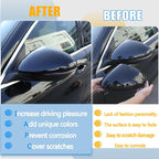 LLKUANG Car Rearview Mirror Cap Decoration Cover Compatible with Alfa Romeo Stelvio 2017-2024 Exterior Rearview Mirror Cover Cap(glossy black)