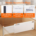 Lifewit 5 Pack Drawer Dividers Bamboo 4" High, 13.5-22" Adjustable Clothes Organizer