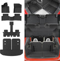 Floor Mats Compatible with 2021-2025 2026 Kia Sorento 6&7 Passenger Cargo Mat TPE Back Seat Cover Protector 2024 Sorento Accessories (Fit 6&7 Seats,Trunk Mat with Backrest Mats+Floor Mats)