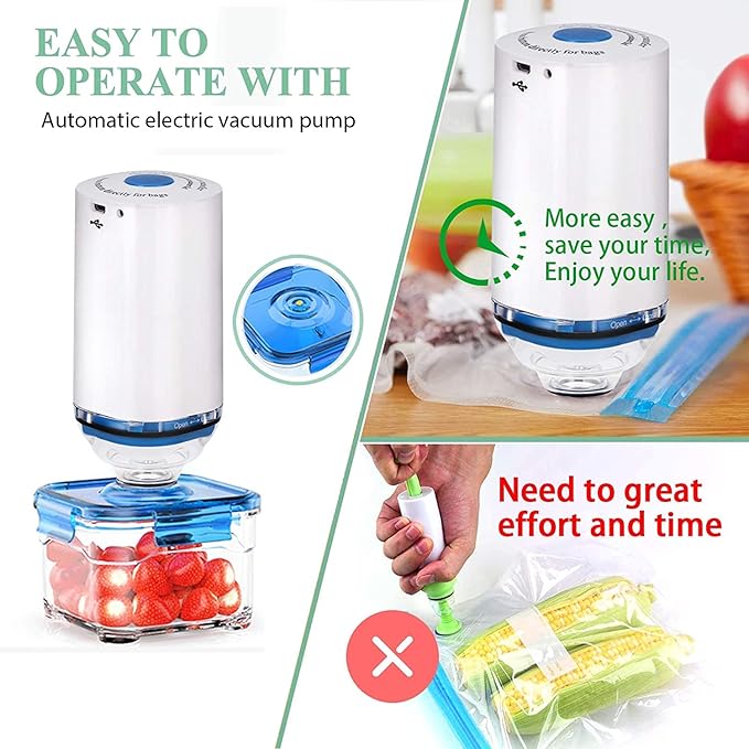 Sous Vide Bags Reusable 27Pcs, BPA Free Food Vacuum Sealer Bag, Food Storage Bag, Vacuum Zipper Bags for Sous Vide Cooking - 