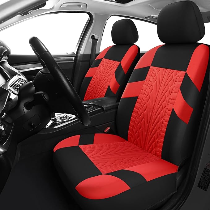 Pariitadin Car Seat Covers Full Set, Washable and Breathable Premium Cloth Automotive Vehicle Seat Cover for Car Interior, Un