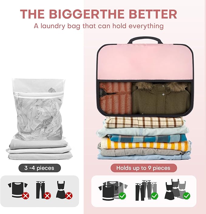 SDGFUI 8 PCS Compression Packing Cubes for Travel Women, Compression Bags Organizer for Luggage Space Saving Travel Essential