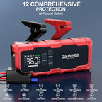 7000A Jump Starter with Air Compressor, 21800mAh 150PSI Portable Car Battery Jump Starter (All Gas/16L Diesel), 12V