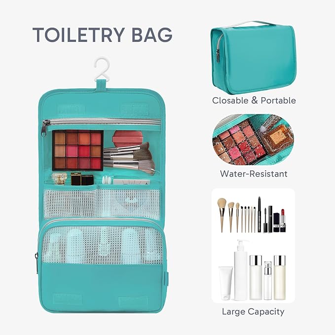 10 Set Packing Cubes for Travel, Gifts for Women Mom,Anti-Tearing Suitcase Organizer for Luggage with Shoe & Hanging Toiletry