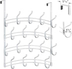 LYNK Professional® Home™ Over The Door Hooks - 36 Hook Over The Door Hanger - Over Door Coat Rack - Hanging Towels or Clothes