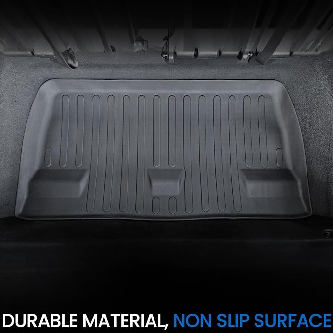 Cargo Lower Mat Backrest Mats for 2018-2026 Honda Odyssey, All Weather TPE Trunk Cargo Liner Mat Accessories(Backrest Mat for 3rd-Row & Lower Mat for Well Area)