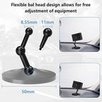 for Garmin Dash Cam Mount,Aluminum Magnetic Instrument Panel Bracket,Compatible with Garmin Mini/Mini 2/Mini 3/45/46/47/55/56/57/65W/66W/67W/Tandem/ X110/X210/X310 etc (8.55mm/11mm Ball Heads)