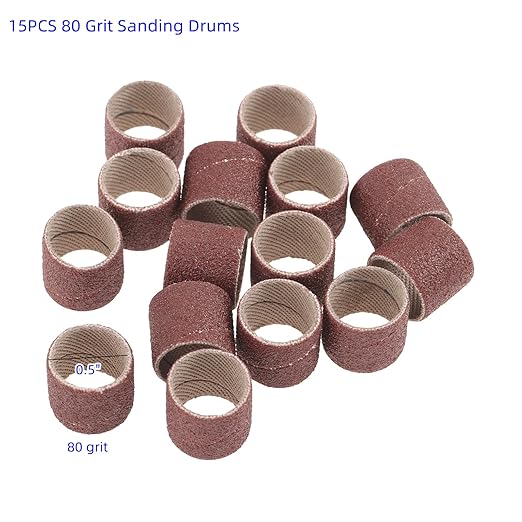 dophee 268PCS 1 Inch Wet Dry Sanding Discs and Drums Kit, 60 to 10000 Grit Hook and Loop Sandpaper with Foam Polishing Pads f