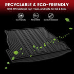 LASFIT Trunk Mat for Toyota Camry 2018-2026 & for Toyota Avalon 2019-2022, All Weather TPE Custom Fit Easy Clean Trunk Liner for Camry 2018-2025 Hybrid/L/LE/SE/TRD/XLE/XSE, Black