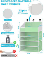 Hanging Diaper Caddy Organizer Crib Organizer–Spacious Baby Girl/Boy Nursery Organizer for Changing Table, Playpen/Wall- Hold