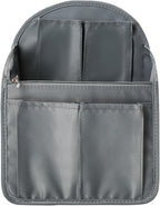 Surblue Backpack Organizer Insert Liner Hanging Travel Rucksack Purse and Handbag Insert Pocket, High-capacity Divider Foldab