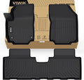 VIWIK GMC Terrain Floor Mats/Chevy Equinox Floor Mats 2018-2024, Custom Fit for 1st & 2nd Row, All Weather Protection, TPE, Waterproof, Non-Slip, Durable
