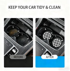 Car Interior Accessories Set – 2PCS Silicone Cup Holder Coasters & 1PCS Anti-Slip Dashboard Pad, Universal Non-Slip Rubber Ma