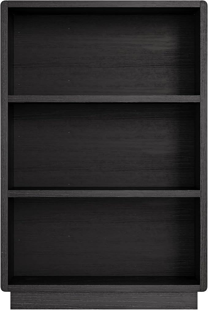 ChooChoo 3-Tier Bookcase, Wooden Bookshelf, Farmhouse Bookshelf with Open Storage, Tall Bookcase for Bedroom and Home Office,