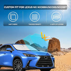 for Lexus NX NX300h/NX300/NX200t 2015-2021 Windshield Sun Shade - 4 Layers Car Sunshades for Front Windows Shade Cover Custom Fit NX Sun Visor 250T Retractable Shade Blocks UV Rays Car Accessories