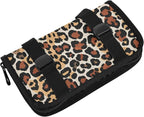 Car Tissue Holder Car Visor Organizer Tissue Box Holder for Car Sun Visor Organizer with Car Vehicle Accessories Essentials Interior for Women Men Brown White Leopard Print