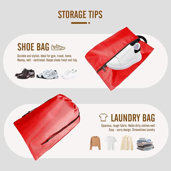 8 Set Compression Packing Cubes for Travel, Expandable Luggage Organizer with Shoe Bag & Laundry Bag - Lightweight Suitcase &