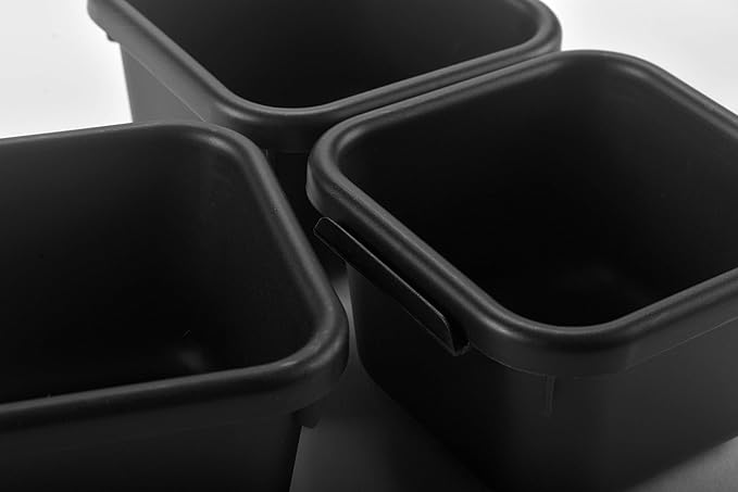 Masirs Interlocking Drawer Organizer Bins, Durable Plastic, Various Sizes for Custom Layout Design, Great for Desk Drawer, To