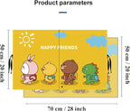 Car Sun Shade for Baby - EOHMAK Car Side Window Sun Shade Cover Upgrade Double Opening Car Interior Curtain Sun Blocker Blind (Go to School, 1 Pack)