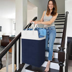 TasticTotes laundry basket 3-Pack, laundry hamper, Hamper with handles, collapsible laundry baskets, Waterproof dirty clothes