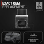 T1A Car Parking Sensors, 4 Pieces - Compatible with 2017-2019 Ford Escape - Front or Rear Bumper Parking Aid Sensor, Backup R