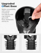 KEMIMOTO Adjustable Car Drink Holder Expander Compatible with Yeti, Stanley, Hydro Flask, Water Bottles and Mugs in 18-40oz, 