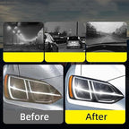 Q4 Headlight Restoration Kit,Headlight Cleaner, Automotive Headlamp Restoration Fluid,Yellowed Automotive Headlamps,Blurring 