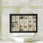 Stratalife Jewelry Tray 24 Grid Earring Organizer with Clear Lid Jewelry Holder Organizer Jewelry Organizer Box Jewelry Stora