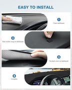 FIILINES Dash Cover for Honda Passport 2019-2025, Dashboard Mat for Passport Accessories Dash Mat Sunshade Nonslip Mesh Prote