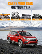 KINGGERI 300lbs Roof Racks Cross Bars Fit for Honda Pilot 2016-2022 with Flushed Side Rails,All Aluminum Heavy Duty Roof Rails Crossbars for Rooftop Cargo Basket Carrier Bag Luggage Rails Kayak