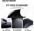 Compatible with Tesla Model Y 2020 2021 2022 2023 2024 Door Mirror Lower Holder Covers & Frame Set, Right Passenger Side (Black Cover + Frame Set, Model Y-R)