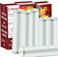POTANE 6 Pack 11"x20'(3Rolls) and 8"x20' (3Rolls)Thickened Vacuum Sealer Bags , Smell-Proof, Puncture Prevention, Heavy duty 
