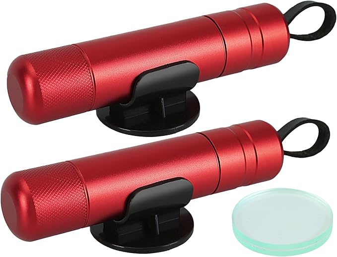 wenvastree 2-Pack Car Safety Hammer Seatbelt Cutter, Glass Breaker Car Window Breaker and Seatbelt Cutter Tool,Auto Rescue Es