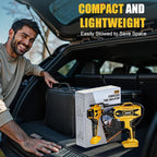 Cordless Tire Inflator Air Compressor Compatible with Dewalt 20V Battery, 160PSI Portable Air Pump with Digital Pressure Gauge, Fast Inflation for Cars, Motorcycles, Bikes(Bare Tool)