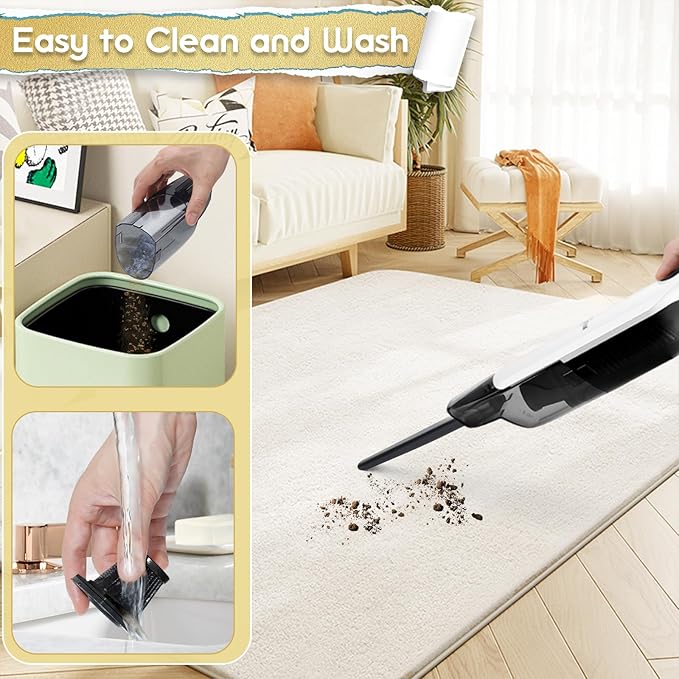 Handheld Vacuum Cordless,Dust Busters Cordless with Storage Dock,15KPA High Power Portable Vacuum Vordless,USB Quick Charge,M