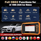 LAUNCH X431 Creader Elite 2.0 FGC OBD2 Scanner,ECU Code, Bi-Directional Scan Tool for Ford, for GM, for Chrysler,100+ Reset,