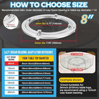 Lazy Susan Hardware,8 inch Heavy Duty Lazy Susan Bearing Kit,Rotating Serving Turntable for Aluminium Alloy Turntable Bearing