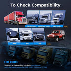 NEXAS Heavy Duty Truck Scanner NL102 Full System Diesel Truck Scan Tool for Cummins, Isuzu, Freightliner, Caterpillar, Detroit,