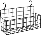 PARISLOFT 8-Tier Wooden Blanket Ladder with 5 Removable Baskets, Farmhouse Leaning Ladder Shelves for Living Room & Bedroom, 