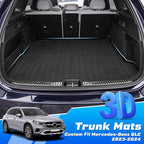 Sunsdrew Trunk Cargo Mat for 2023-2025 2026 Mercedes Benz GLC/GLC 300/GLC 43 AMG (Not for Coupe), Rear Trunk Cargo Liner All Weather Protection GLC Accessories TPE Rubber Raised Edge